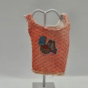 My Scene Barbie Doll Pink Lace Sleeveless Top